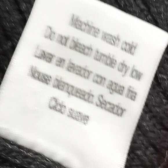 POOF BROWN|GREY STRIPED GEOMETRIC SHORT SLEEVE KNIT TOP WOMEN SIZE M - Picture 4 of 8